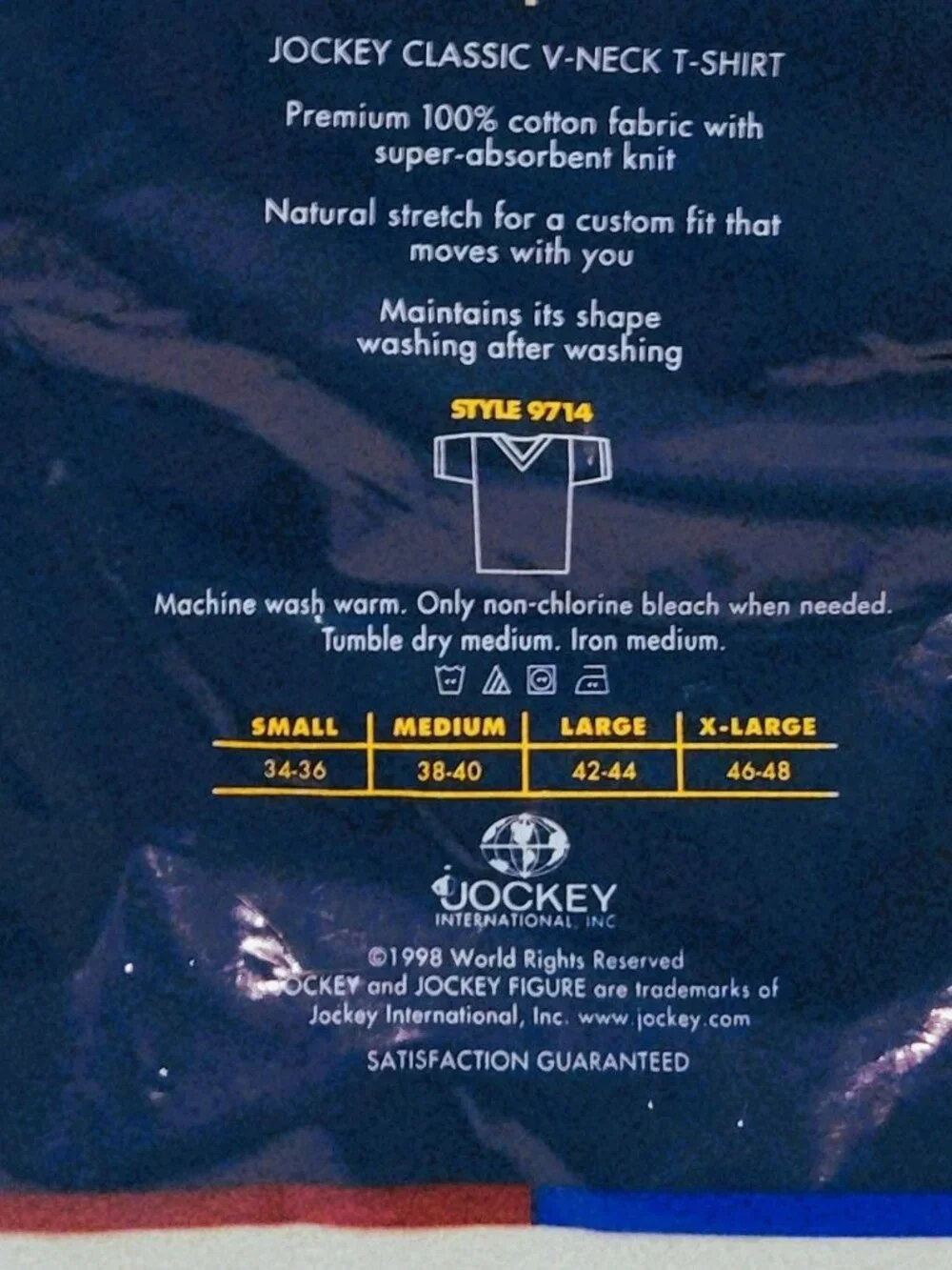 Jockey size large